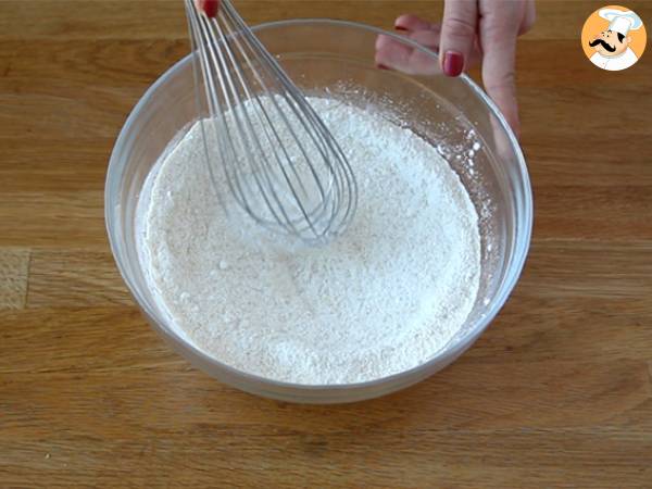 Vegan gluten-free chocolate-centered muffins - Preparation step 1