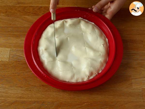 Spinach, ricotta, and egg pie - italian torta pasqualina - Preparation step 7