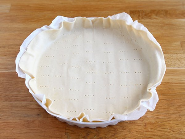 Light ham, cheese, and yogurt quiche! - Preparation step 2