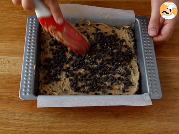 Chocolate chip cookie cake - Preparation step 4