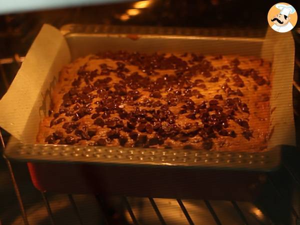 Chocolate chip cookie cake - Preparation step 5