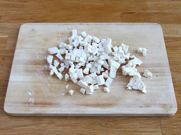 Zucchini, goat cheese, and lemon salad - Preparation step 3