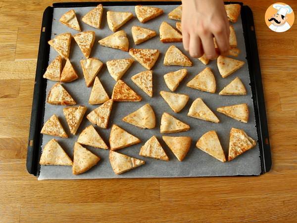 Pita chips - quick recipe - Preparation step 4