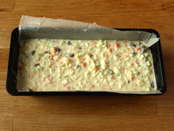 Semolina cake with zucchini and carrot - Preparation step 4