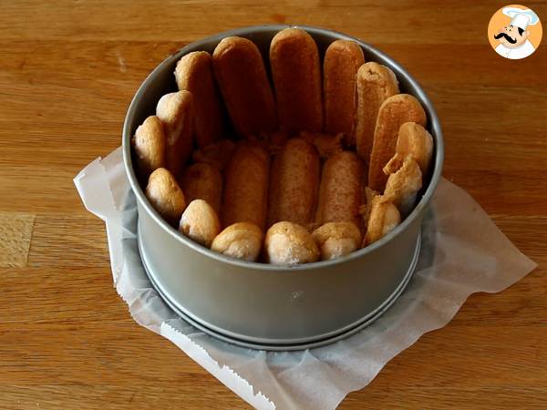 Delicious eggless tiramisu charlotte - Preparation step 2