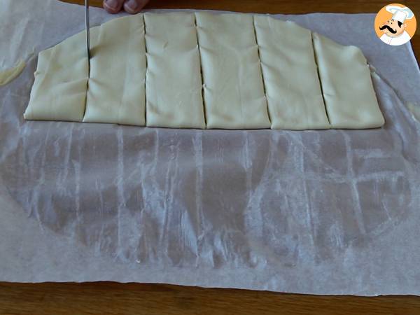 Flaky vanilla twists with pastry cream - Preparation step 6