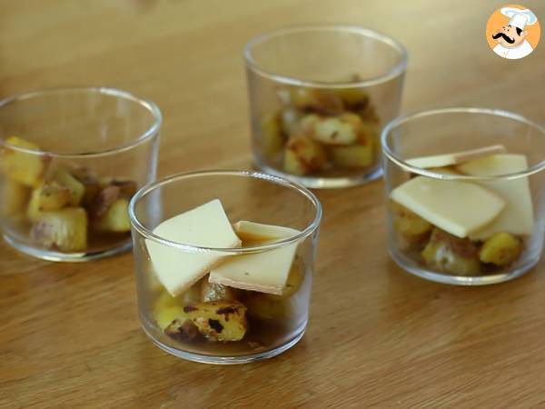 Raclette verrines (without a machine): enjoy it even as an appetizer - Preparation step 3