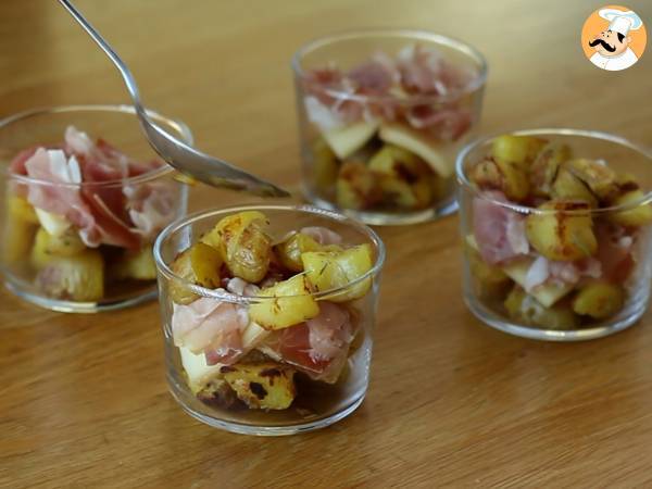 Raclette verrines (without a machine): enjoy it even as an appetizer - Preparation step 4