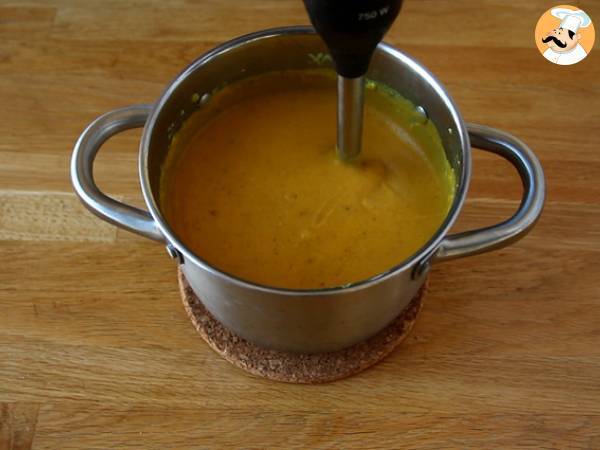 Butternut squash and red lentil soup - Preparation step 3