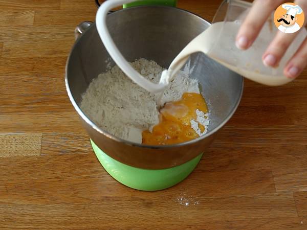 Extra soft heart-shaped brioches for valentine's day - Preparation step 2