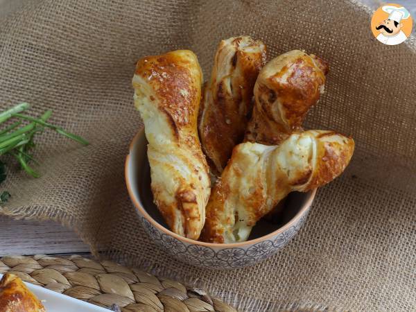 Cheese twists with cheese and parsley: the must-have appetizer - Preparation step 7