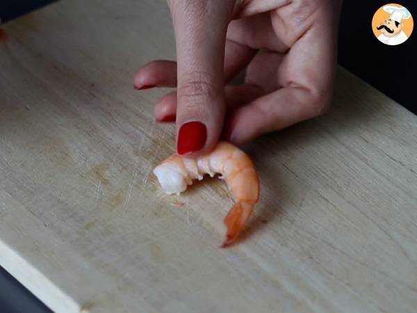 Prawn and mango verrines - Preparation step 1