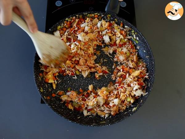 Nasi goreng, zero waste indonesian meal - Preparation step 7