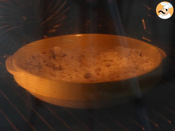 Apricot crumble, the super comforting melting and crunchy dessert - Preparation step 5