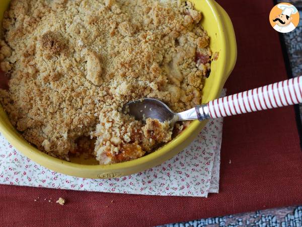 Apricot crumble, the super comforting melting and crunchy dessert - Preparation step 6