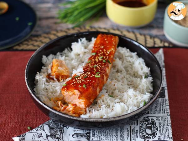 Korean style salmon with gochujang sauce ready in 8 minutes - Preparation step 5