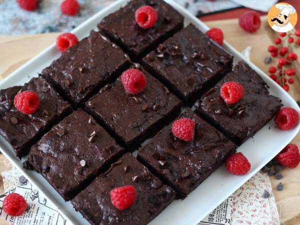 Chocolate raspberry brownies - Preparation step 6