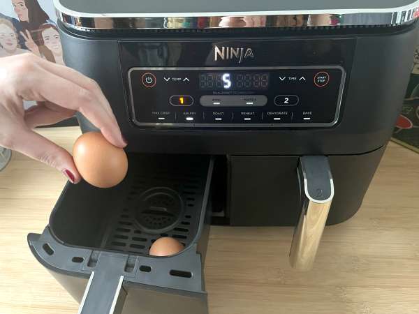 Soft-boiled egg in the air fryer, the foolproof trick for perfect cooking! - Preparation step 2