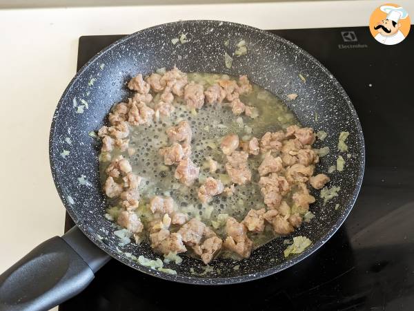 Risotto with 'nduja sausage, the perfect dish for spicy lovers! - Preparation step 1