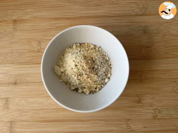 Air fryer zucchini chips - Preparation step 2