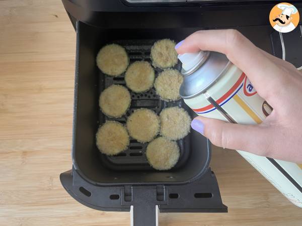 Air fryer zucchini chips - Preparation step 4