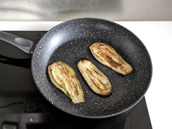 Air fryer eggplant rolls - involtini - Preparation step 2