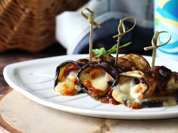 Air fryer eggplant rolls - involtini - Preparation step 6