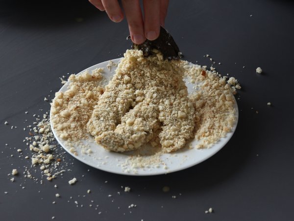 Breaded eggplant with panko breadcrumbs, katsu-style japanese curry but vegetarian - Preparation step 7