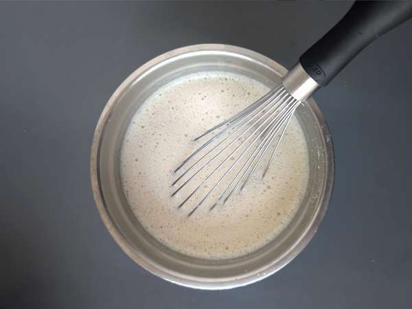 Lactose-free custard flan - Preparation step 7