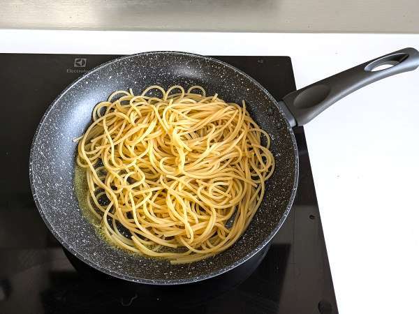 Pasta frittata in airfryer - Preparation step 3