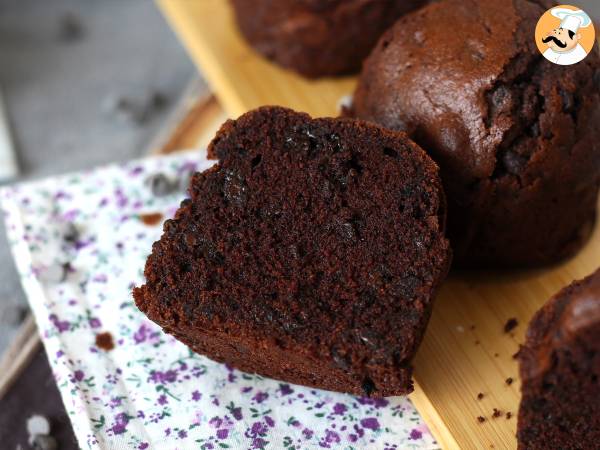 The best chocolate muffins: huge and fluffy - Preparation step 11