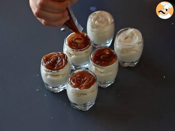 Mont blanc-style verrines with chestnut cream and meringue - Preparation step 12