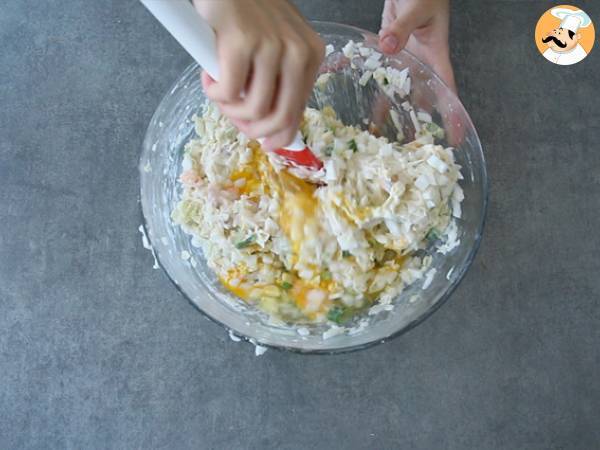 Okonomiyaki - japanese savory pancake - Preparation step 3