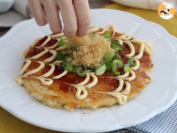 Okonomiyaki - japanese savory pancake - Preparation step 6