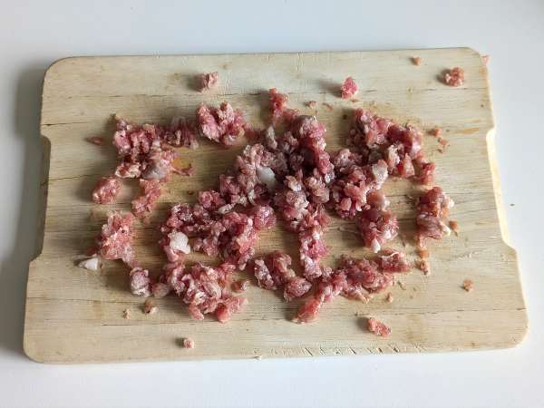 Cannelloni mushrooms and sausage - Preparation step 4