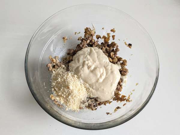 Cannelloni mushrooms and sausage - Preparation step 8