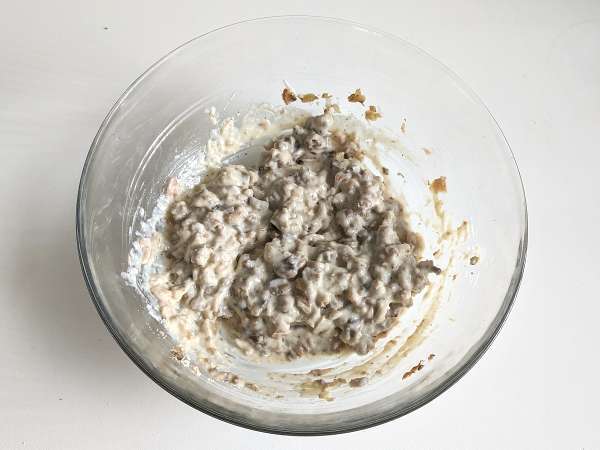 Cannelloni mushrooms and sausage - Preparation step 9