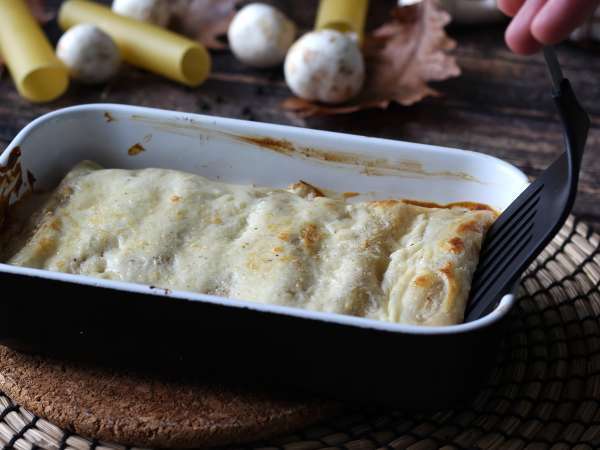 Cannelloni mushrooms and sausage - Preparation step 13