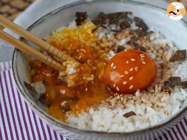 Cured egg yolks in soy sauce - Preparation step 4