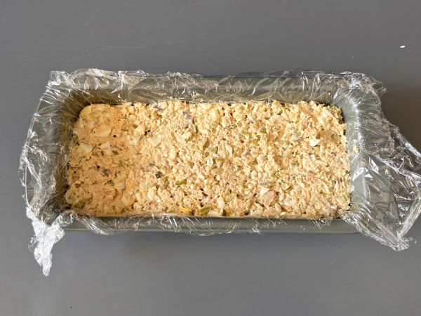 Cold potato cake with tuna and mayonnaise, you don't need an oven to make it! - Preparation step 6