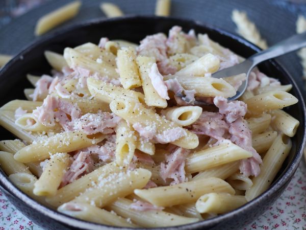 Cream and ham pasta: creamy, quick and irresistible! - Preparation step 7