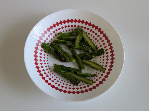 Creamy asparagus and bacon pasta: easy and tasty recipe - Preparation step 4