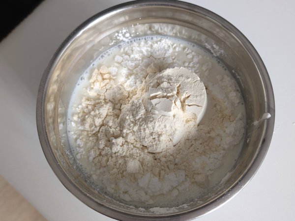 Super high-protein whey vanilla flan, quick to make! - Preparation step 1