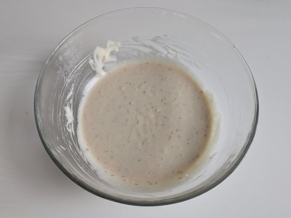 Fluffy vegan pancakes with flax egg: easy and egg-free recipe - Preparation step 5