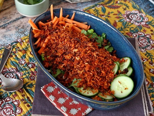 Crispy and spicy salmon crispy rice salad! - Preparation step 7