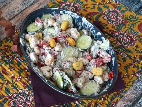 Crispy gnocchi salad, ultra trendy, gourmet and balanced, perfect for summer! - Preparation step 7