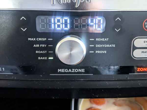 Apricot clafoutis with Air Fryer - Preparation step 6