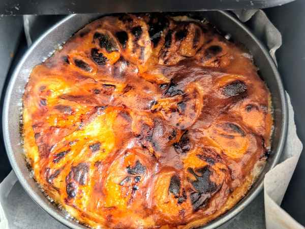 Apricot clafoutis with Air Fryer - Preparation step 7