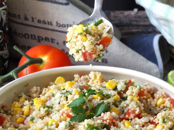 Quinoa salad with a tabbouleh flavor: Refreshing and even healthier - Preparation step 5
