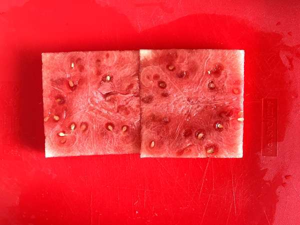 Watermelon feta arugula sandwich, the freshest viral recipe for summer! - Preparation step 2